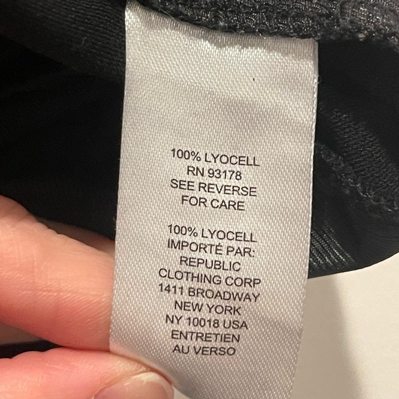 Industry Black Trousers size 6 - Picture 4 of 6